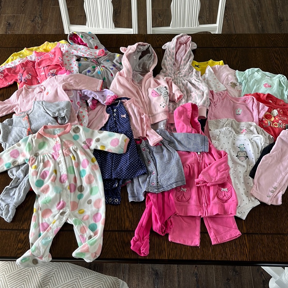 3 month baby girl lot